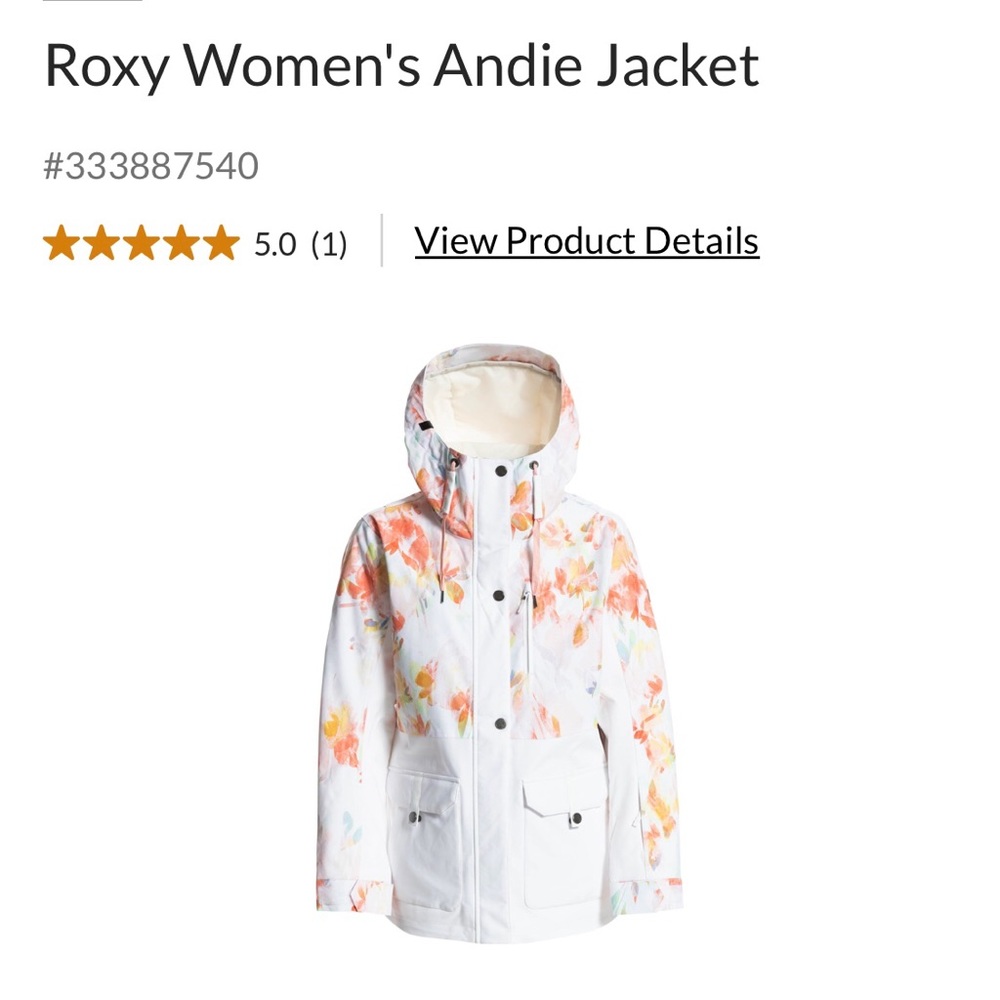 NEW ROXY Ski Jacket